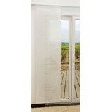 Lysel Schiebegardine Target transparent in den Maßen 245 cm x 60 cm