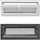 vidaXL Kellerfenster RISOR 110 x 40 cm PVC und Glas Anthrazit