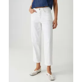 opus pants Damen Barrel | Melly Relax Barrel Jeans Mid Rise mit hohem Stretch-Anteil White, 44 L28 - 44W / 28L