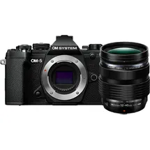 OM System OM-5 schwarz + 12-40mm f2,8 II PRO | 100,00€ OM SYSTEM Cashback 1.778,00€ Effektivpreis