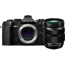 OM System OM-5 schwarz + 12-40mm f2,8 II PRO | 100,00€ OM SYSTEM Cashback 1.778,00€ Effektivpreis