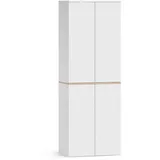 Vicco Viktor Hochschrank 68 x 188,6 cm Weiß/Artisan-Eiche