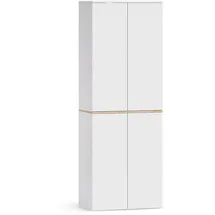 Vicco Viktor Hochschrank 68 x 188,6 cm Weiß/Artisan-Eiche