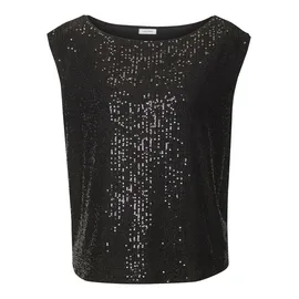 LASCANA Paillettenshirt Schwarz 40/42