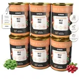 alphazoo Wild + Rind Nassfutter 6 x 400 g