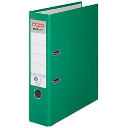 herlitz maX.file nature plus Ordner grün Karton 8,0 cm DIN A4