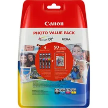 Canon CLI-526 CMYK Photo Value Pack 4540B017
