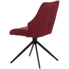 Mendler Esszimmerstuhl Chenille bordeaux