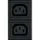 Gembird Power Distribution Unit PDU 10pcs C13 1U 16A C19 Plug 2m Cable
