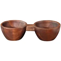 Asa Selection ASA 2er 93912970 Snack Bowl, Akazie massiv,