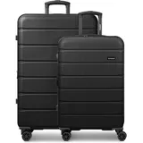 Saxoline Miami Koffer-Set 2-tlg. schwarz