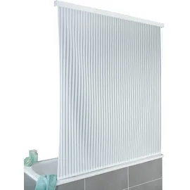 Wenko Duschrollo weiß, grau 128,0 x 240 cm