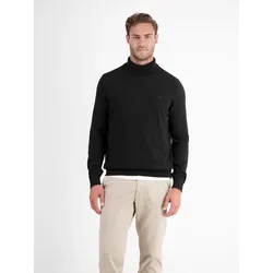 Rollkragen-Strickpullover - Black - XL