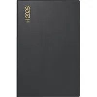 Rido Taschenkalender Industrie I 7,2x11,2cm 1 Woche/Seite Kunststoff schwarz