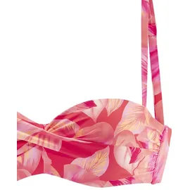 s.Oliver Bügel-Bandeau-Bikini-Top Damen Pfirsich 40 Cup B