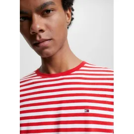 Tommy Hilfiger T-Shirt mit Label-Stitching, Rot, XXL