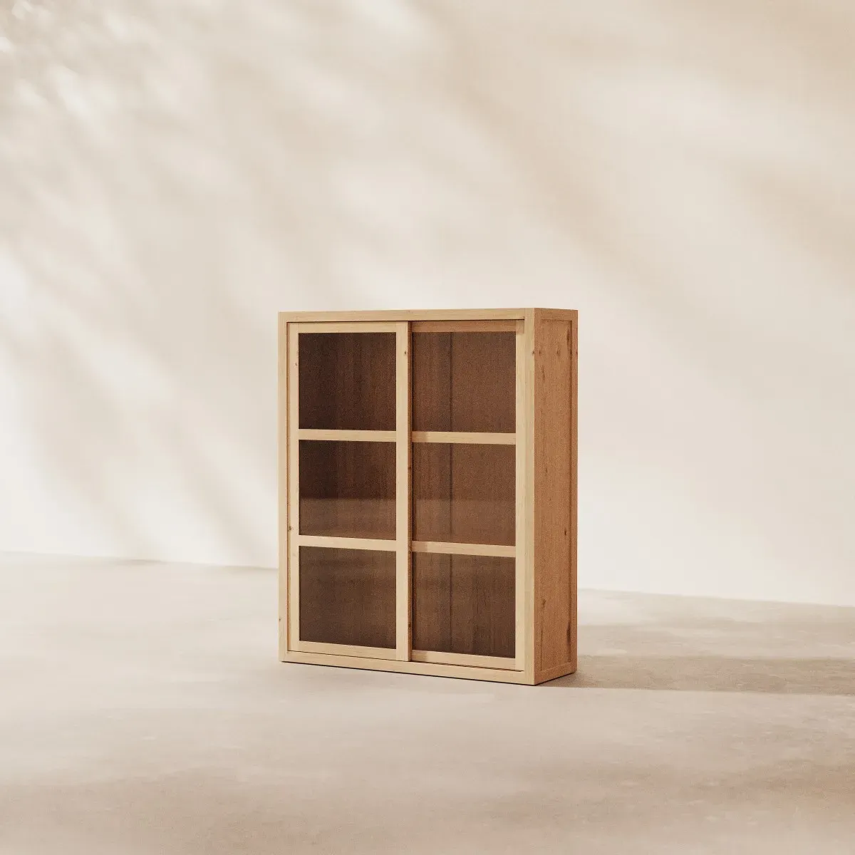 Heidi - Geschirrschrank aus massiver Eiche 110 cm