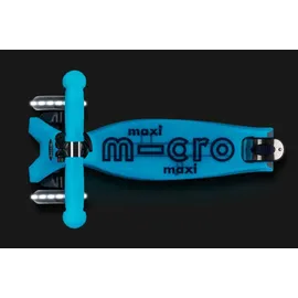 Micro Scooter Maxi Micro Deluxe glow LED blau