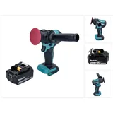 Makita DPV 300 M1 Akku Schleifer Polierer 18 V 50 / 80 mm Brushless + 1x Akku 4,0 Ah - ohne Ladegerät
