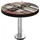 GGM Möbel Bistrotisch Ø 60 x 77 cm Vintage Bunt/Schwarz