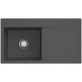 Villeroy & Boch Subway Style 50 flat links graphite + Handbetätigung