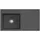 Villeroy & Boch Subway Style 50 flat links graphite + Handbetätigung