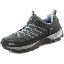 CMP Rigel Low WP Damen Graphite/Azzurro 36