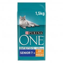 Purina One Senior 7+ mit Huhn Katzenfutter 2 x 3 kg