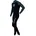 UPF-50 Skin Suit Overall Farbe schwarz Größe 3XL