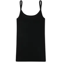 SCHIESSER Pure Rib Unterhemd Schwarz 44