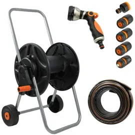 Bradas Schlauchwagen 20 m schwarz