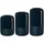 Ritzenhoff & Breker Dome Vasen-Set 3-teilig Blau