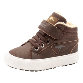 KANGAROOS KaVu III Unisex Baby Sneaker, Braun (Dark Brown/Sand 343), 23 EU