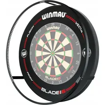 WINMAU Dartboard-Beleuchtung Bundle "Plasma + Surround Black 4305",schwarz,