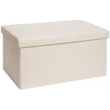 Laleni Sitzbank Beige, Kunststoff, 38x38x76 cm, Esszimmer, Bänke, Sitzbänke
