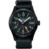 Seiko 5 Sports SSK025K1 Herren-Armbanduhr Automatik GMT schwarz