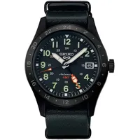 Seiko 5 Sports SSK025K1 Herren-Armbanduhr Automatik GMT schwarz
