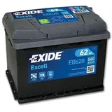 Exide Excell EB620 62Ah 12V