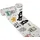 A.S. Création Monster Party Bordüre 16 cm 5 m Grau/Schwarz/Weiß 403754