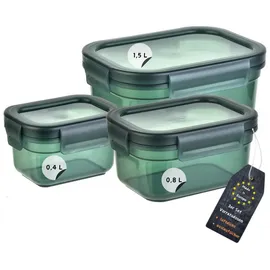 ENGELLAND Frischhaltedose transparent 0,4 l 3-teiliges Set