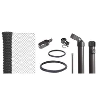 GAH Alberts Maschendrahtzaun Set 1,0 x 75 m anthrazit