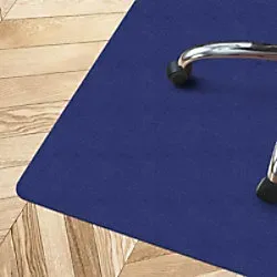 Bodenschutzmatte Floordirekt Pro Hartböden Dunkelblau Polypropylen 750 x 1200 mm
