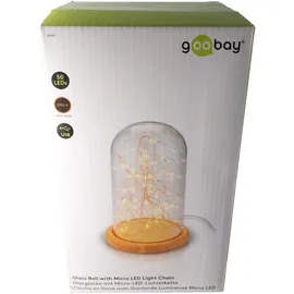 goobay Glasglocke LED-Micro-Lichterkette 5 m Warmweiß