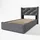 XDOVET Polsterbett 90 x 200 cm Grau