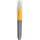 Westcott E-30403 00 Titanium Skalpell Softgrip-Griff mit Schutzkappe, grau/gelb