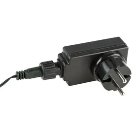 IDENA Lichterkette 40 LED mit in warmweiß, 8 Stunden Timer Funktion und Transformator, ca. 11,9 m