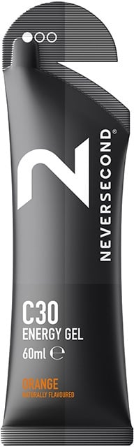 NEVERSECOND Energiegel C30 Orange 60 ml