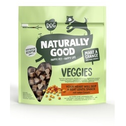 Naturally Good Veggies Trainingssnack Herzen mit roten Linsen 200g