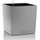 LECHUZA CUBE 40 silber metallic 16368