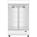 vaiotec TOPLINE Getränkekühlschrank 2 Türen / 1040 Liter mit Leuchtaufsatz "weiß", 1280 x 742 mm